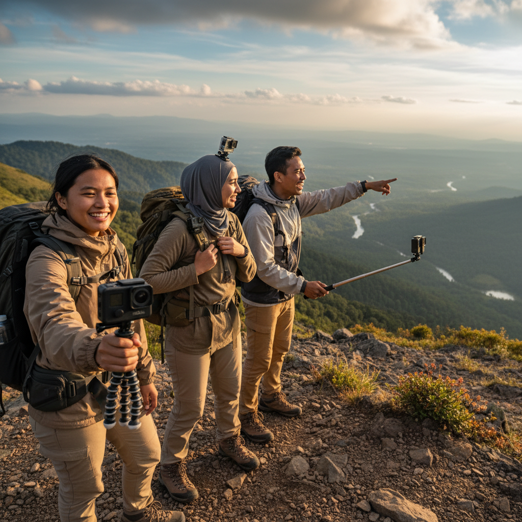 Action Camera untuk Olahraga Outdoor dan Perjalanan