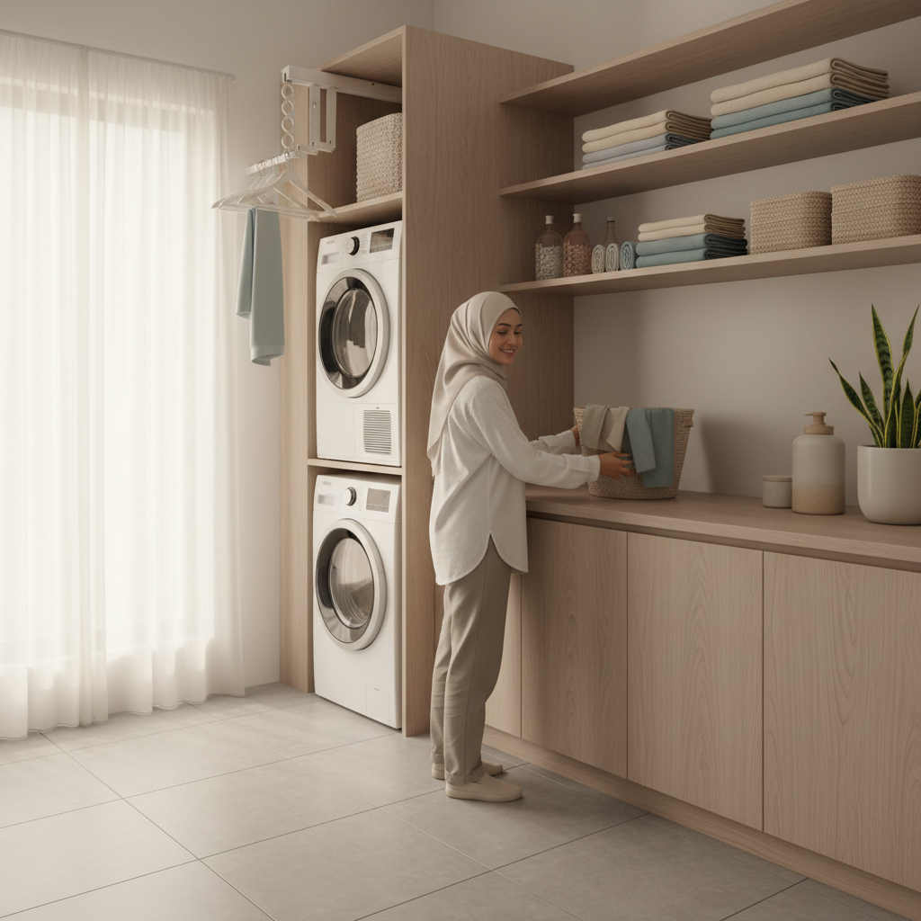 Cara Atur Ruang Laundry Minimalis