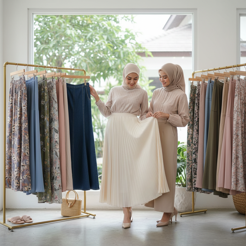 Cara Memilih Rok Panjang untuk Gaya Elegan