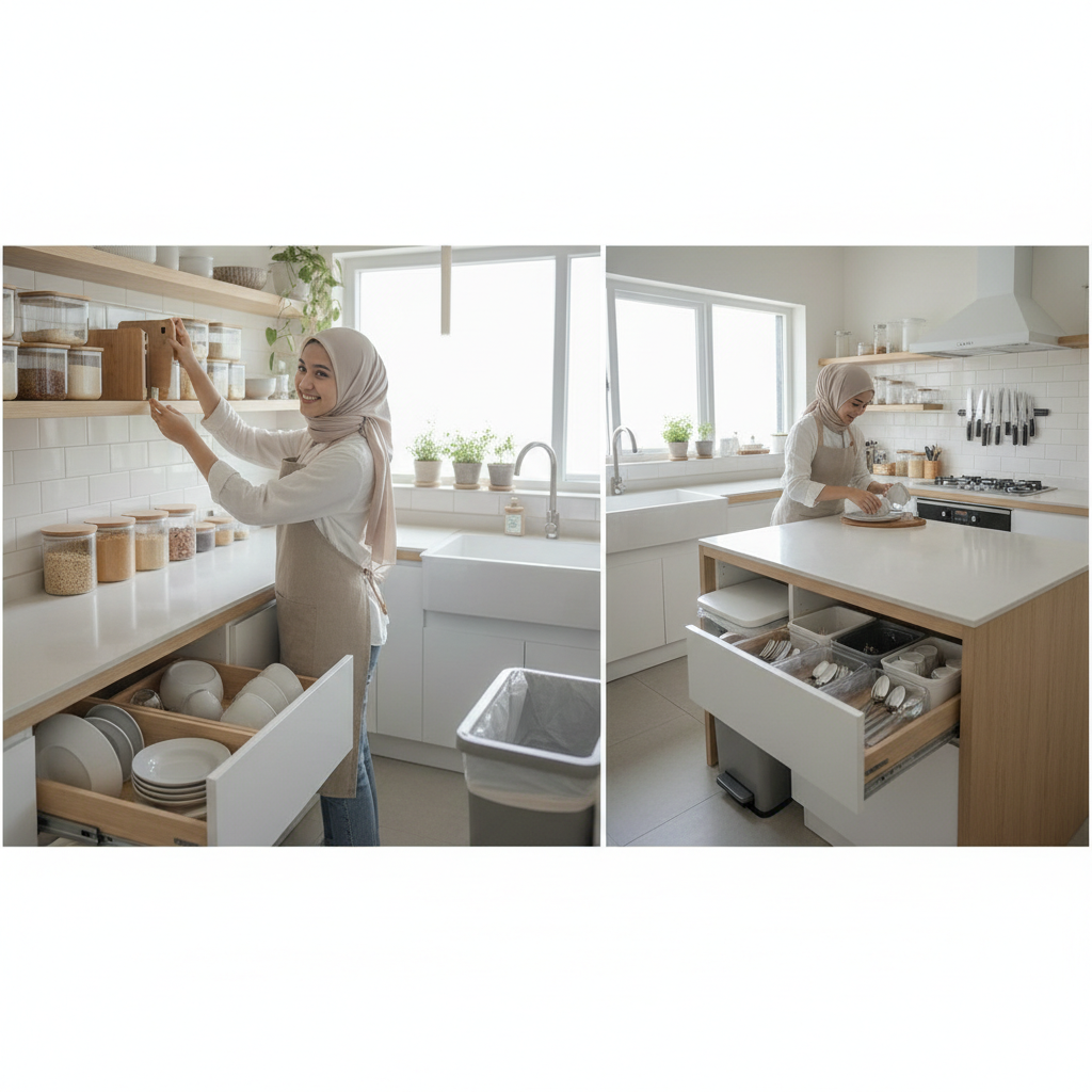 Cara Menata Dapur Tanpa Berantakan