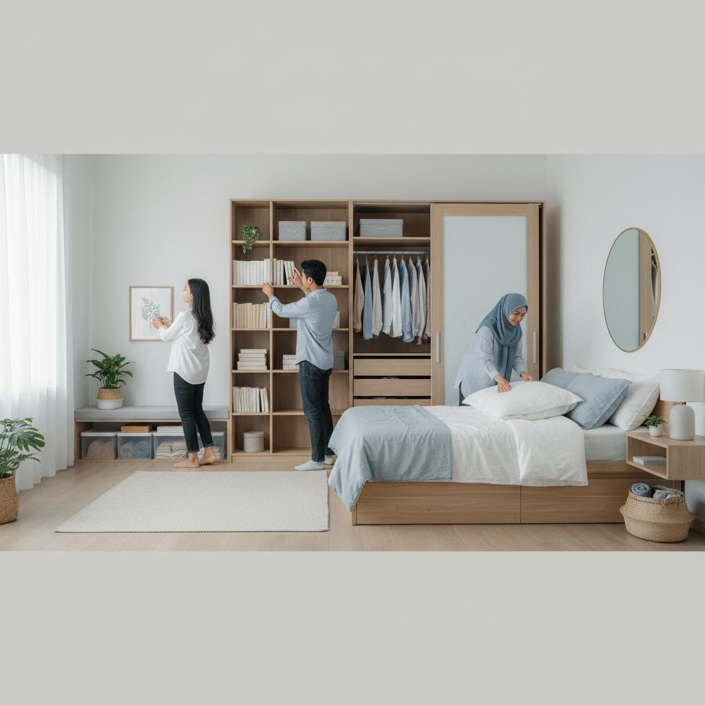 Cara Menata Kamar Tidur agar Lebih Rapi