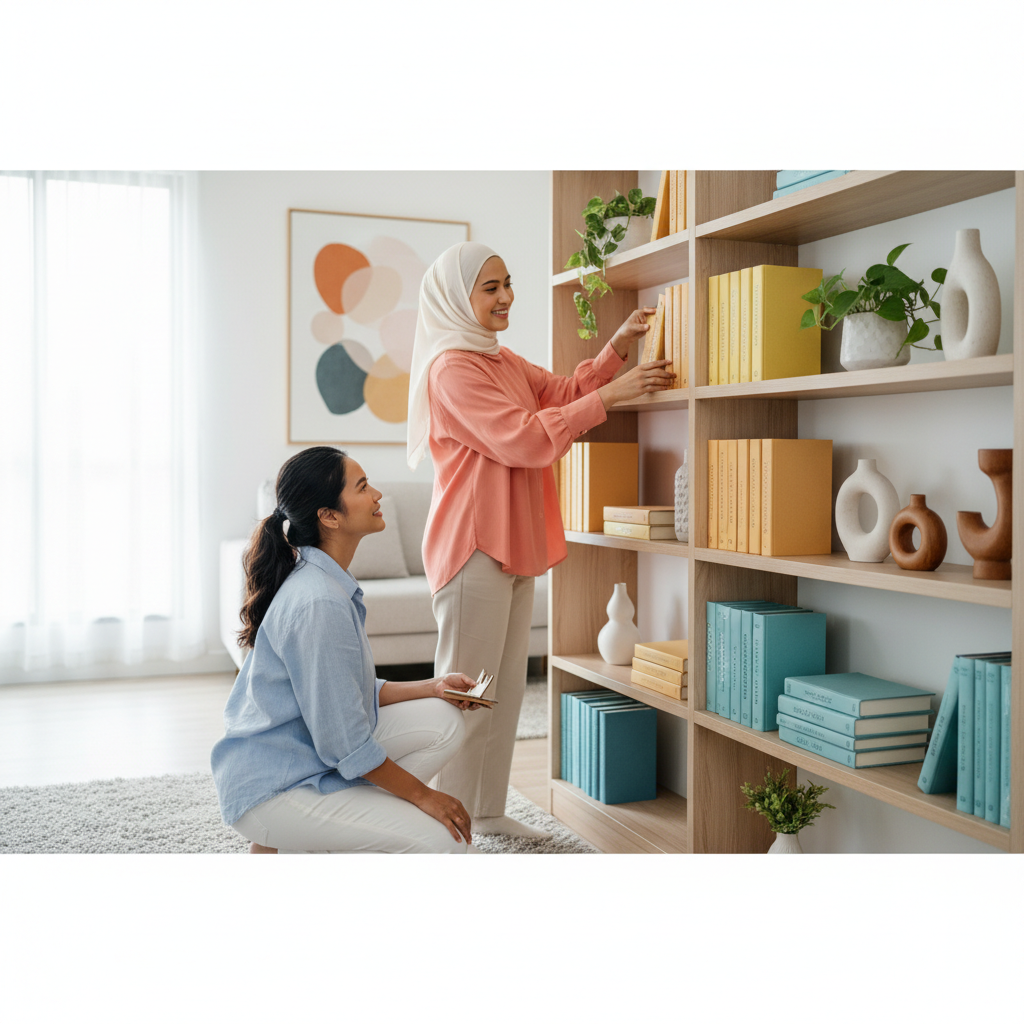 Cara Mengatur Rak Buku agar Terlihat Rapi