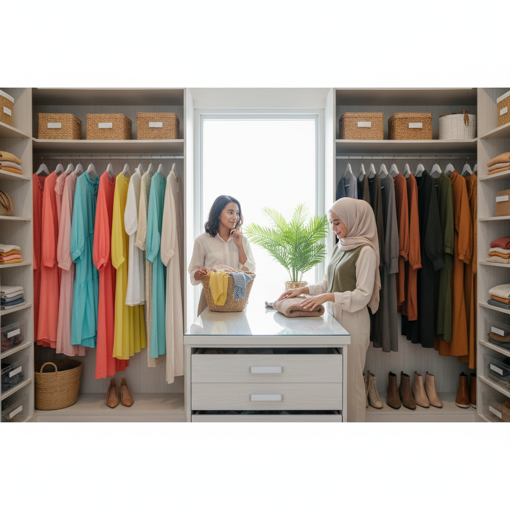 Cara Menyusun Wardrobe Berdasarkan Musim