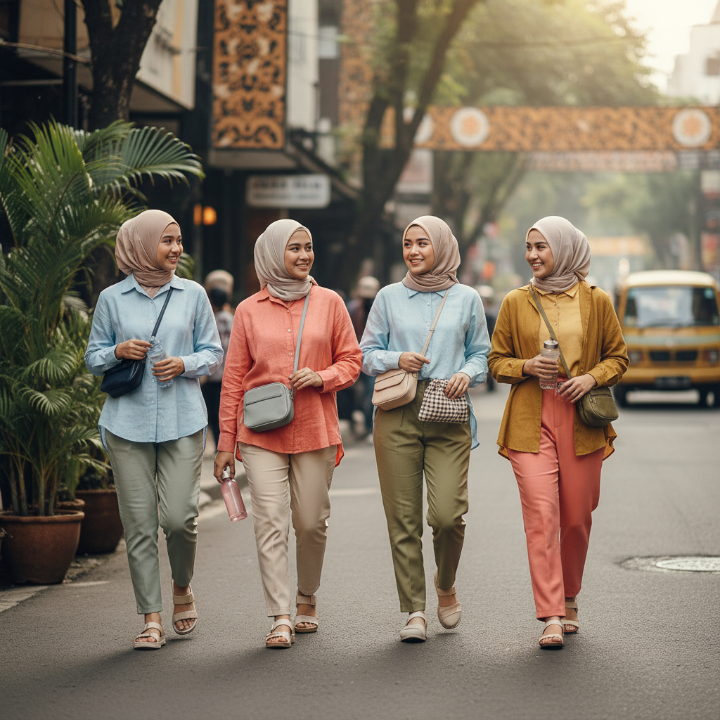 Fashion Ringkas untuk Aktivitas Konsisten