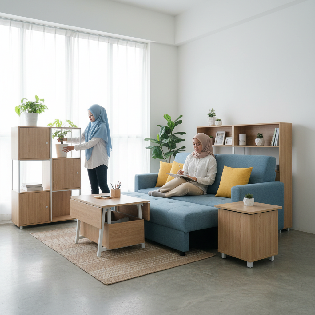 Furnitur Multifungsi untuk Studio