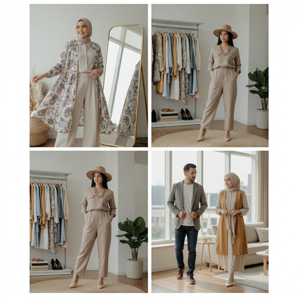Gaya Fashion Minimal Effort untuk Pagi Sibuk