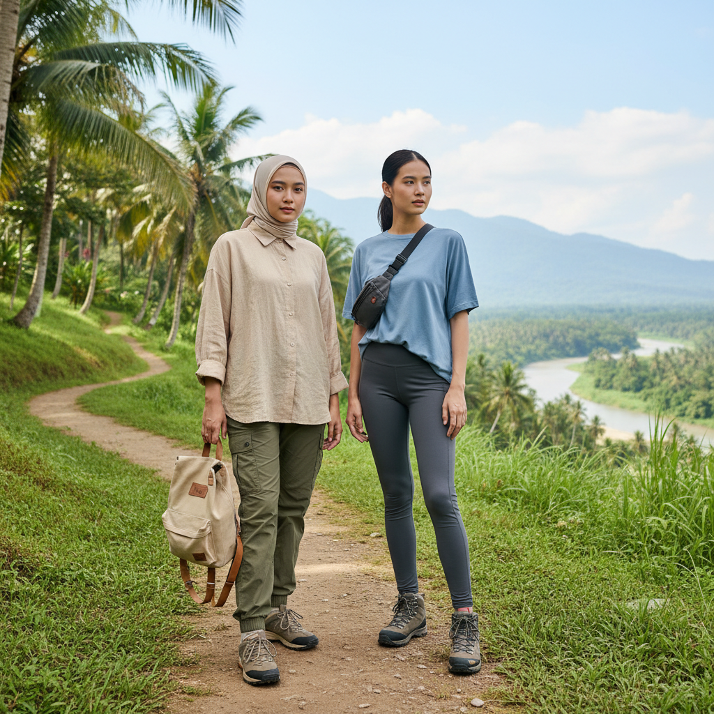 Gaya Simple untuk Aktivitas Outdoor