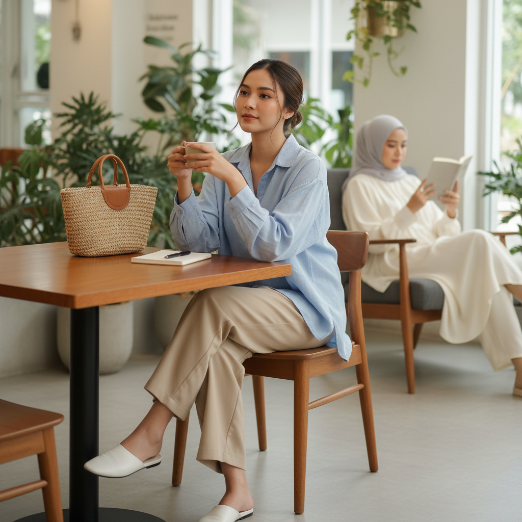 Gaya Work From Cafe yang Nyaman