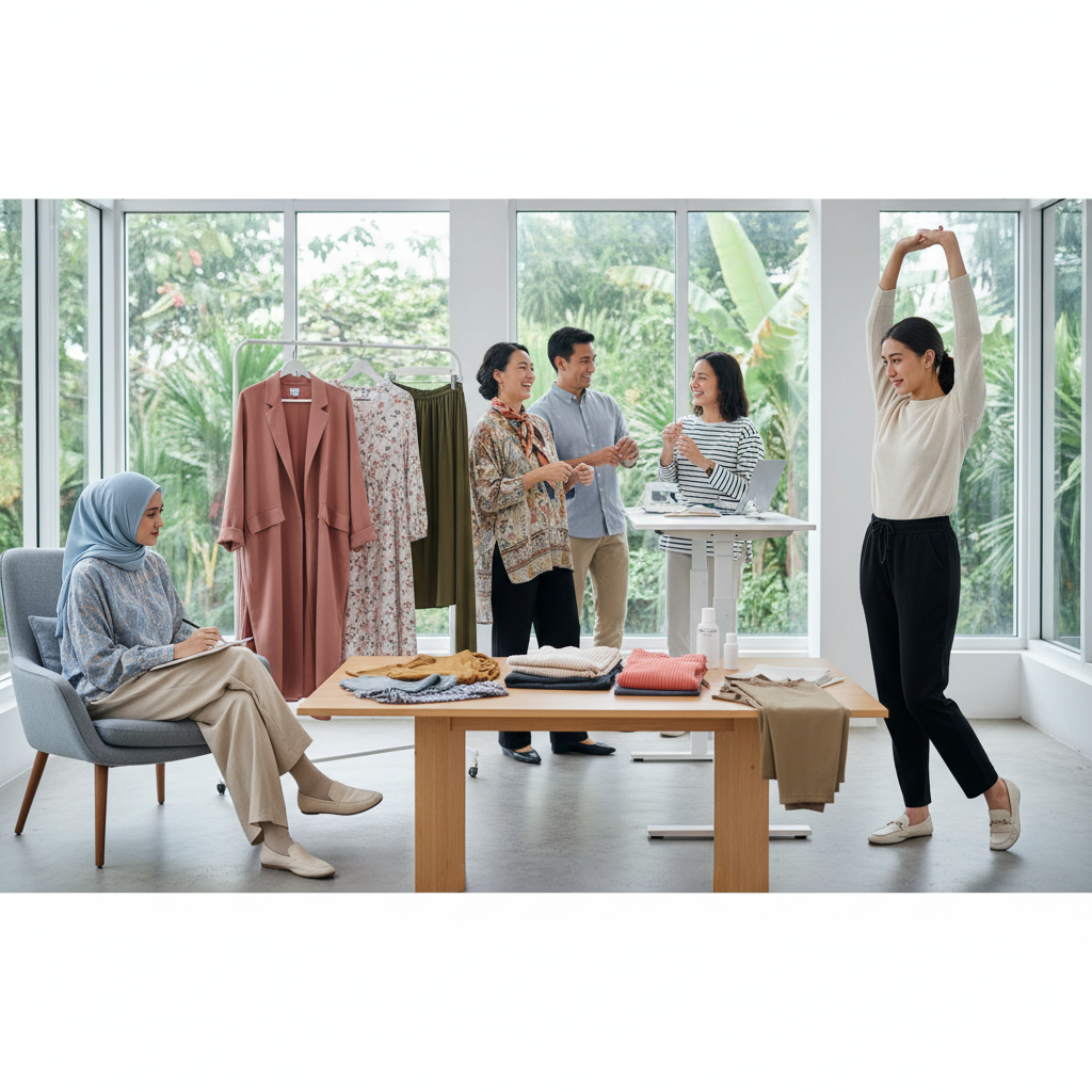 Koleksi Pakaian Kerja Nyaman untuk Aktivitas Panjang