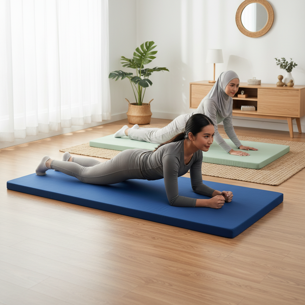 Matras Workout Tebal Untuk Kebutuhan Rumah