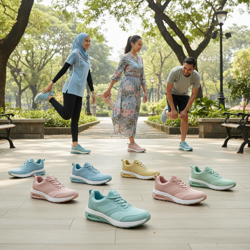 Pilihan Sepatu Empuk untuk Jalan Jauh