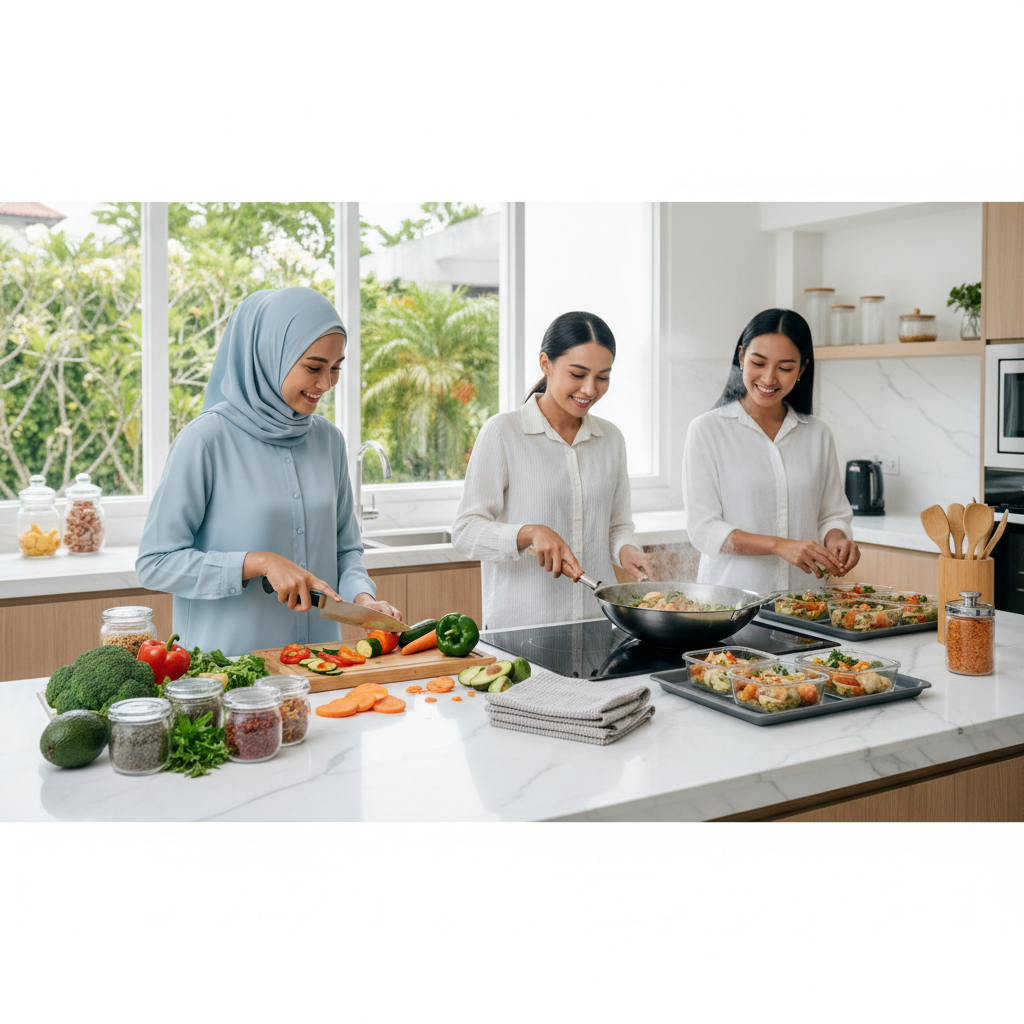 Teknik Memasak Sehat untuk Aktivitas Sibuk