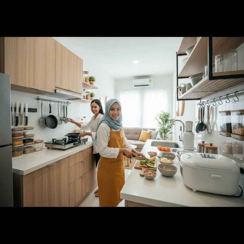 Tips Masak Efisien untuk Hunian Kecil