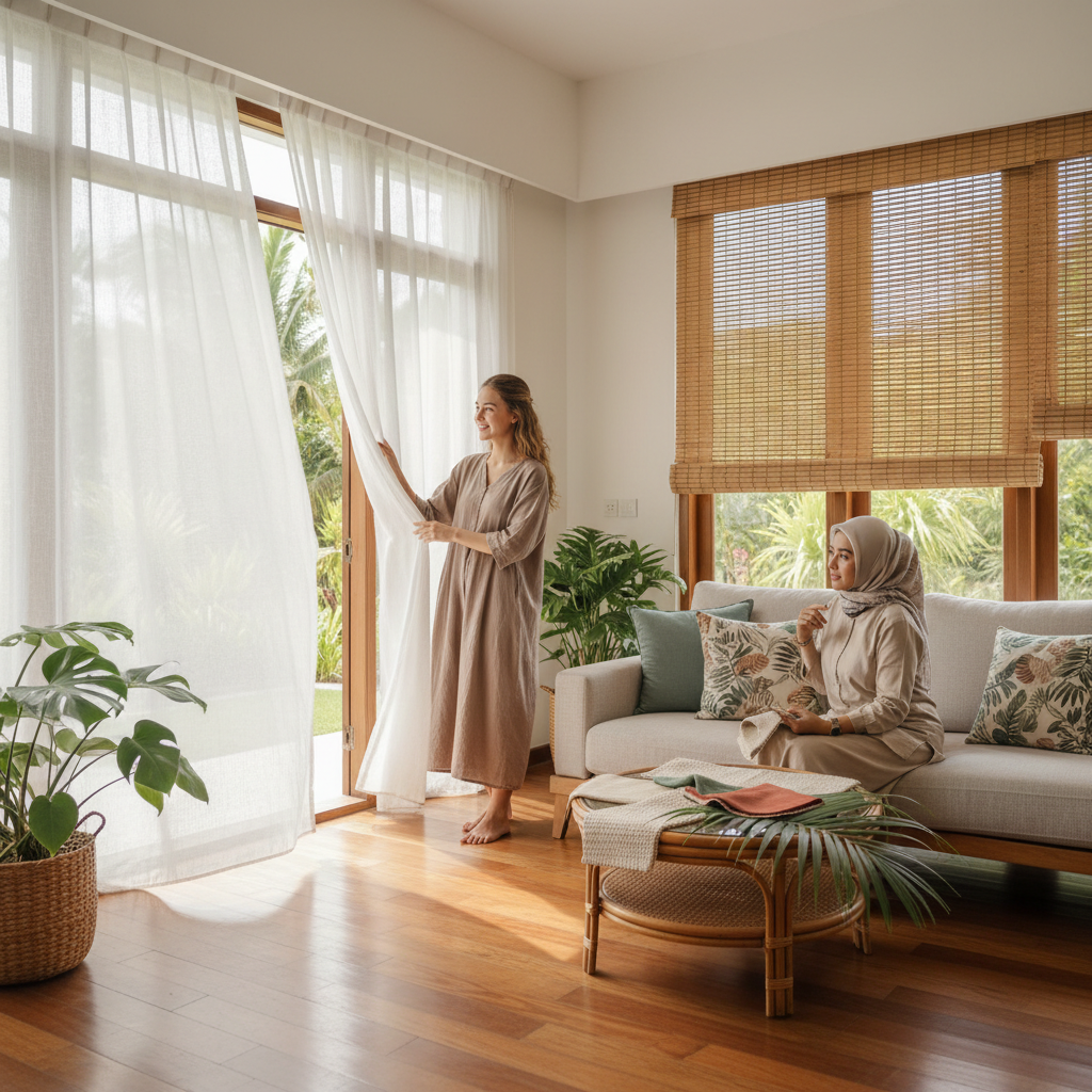 Tips Memilih Tirai untuk Ruangan Tropis