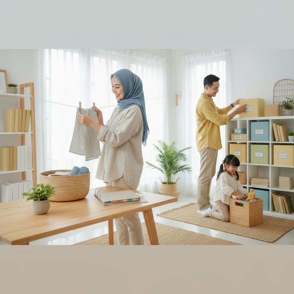 Tips Mengatur Pekerjaan Rumah Tanpa Stres