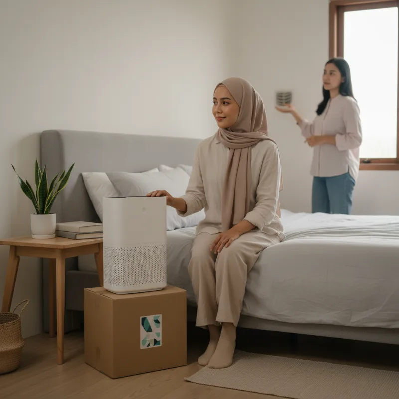 Air Purifier Terbaik untuk Kamar Tidur 3x4 Meter dengan Ventilasi Terbatas