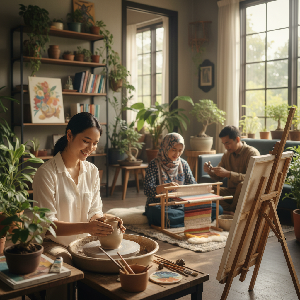 Aktivitas Hobi Yang Menyenangkan Di Rumah