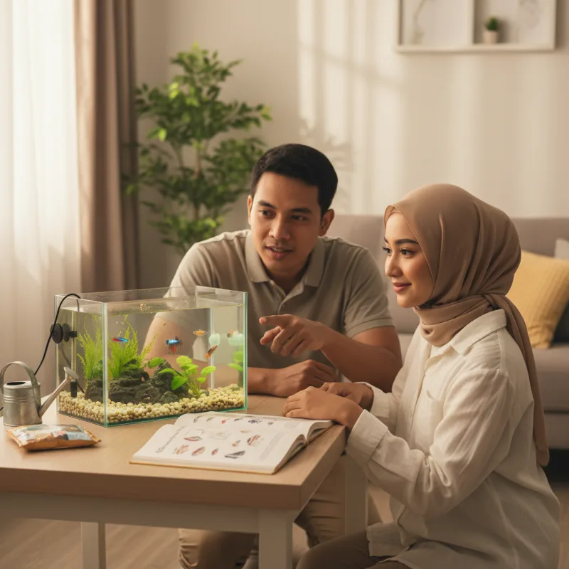 Akuarium Mini untuk Ikan Hias di Ruang Terbatas, Ini Ukuran yang Ideal