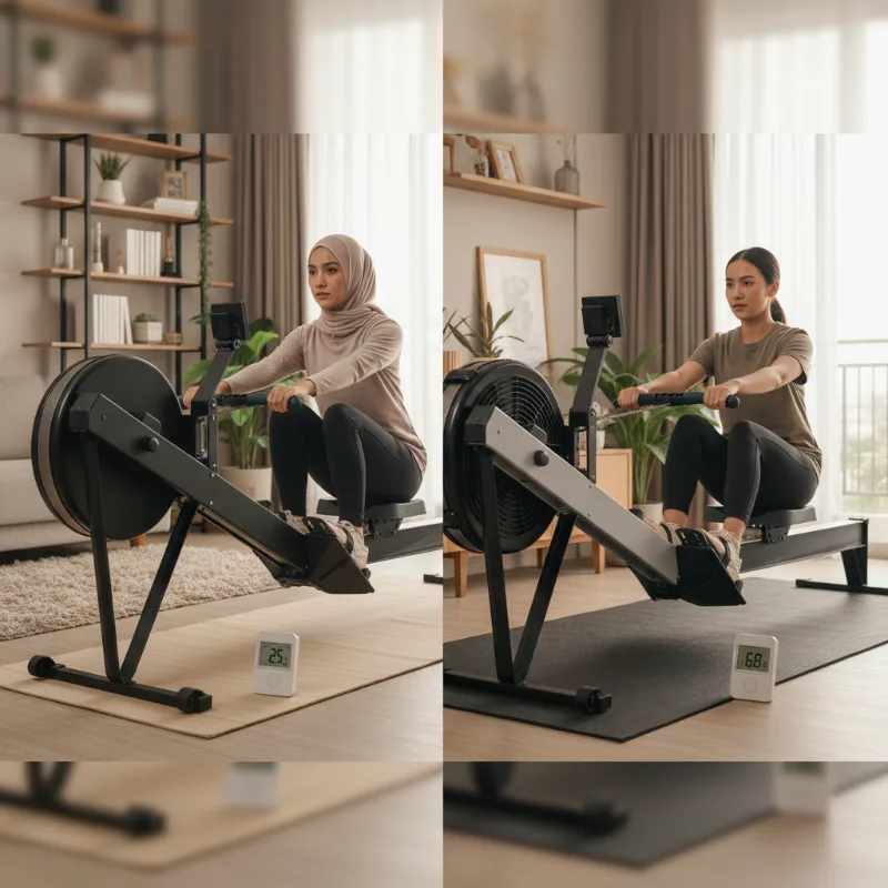 Alat Rowing Rumahan Model Udara vs Model Magnetik, Mana Lebih Senyap