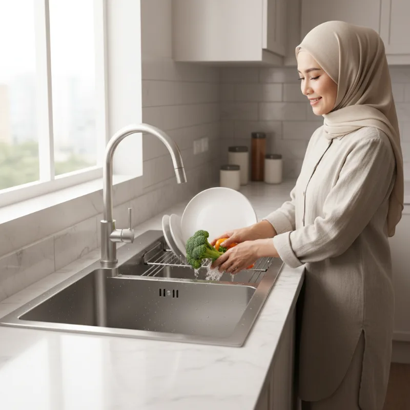Bak Cuci Piring Stainless Steel Terbaik: Ketebalan Minimal yang Tidak Cepat Penyok
