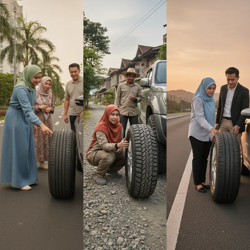 Ban Mobil Berdasarkan Ukuran Pelek dan Kondisi Jalan yang Sering Dilalui