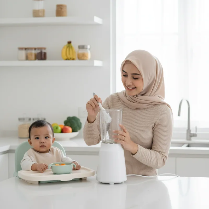 Blender Makanan Bayi yang Mudah Dibersihkan dan Tidak Menyimpan Bau