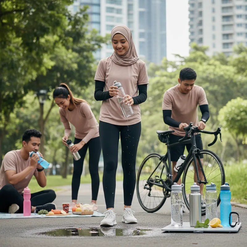 Botol Minum Olahraga Tahan Bocor yang Mudah Dibawa ke Mana Saja