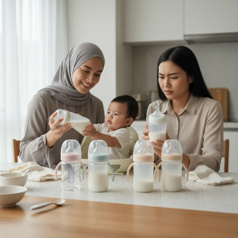 Botol Susu Bayi Berbahan Kaca vs Plastik Food Grade, Mana Lebih Aman