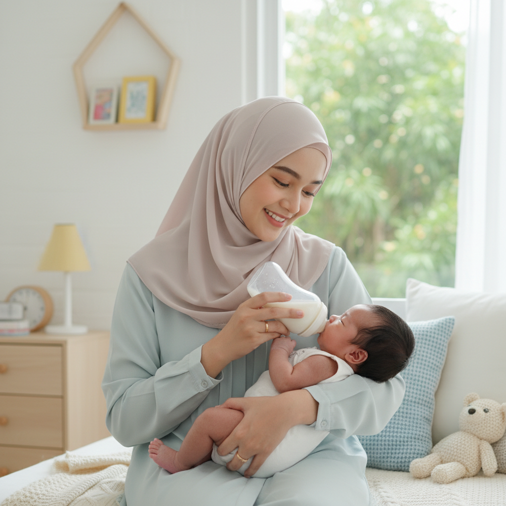 Botol Susu Ergonomis Untuk Bayi Baru Lahir
