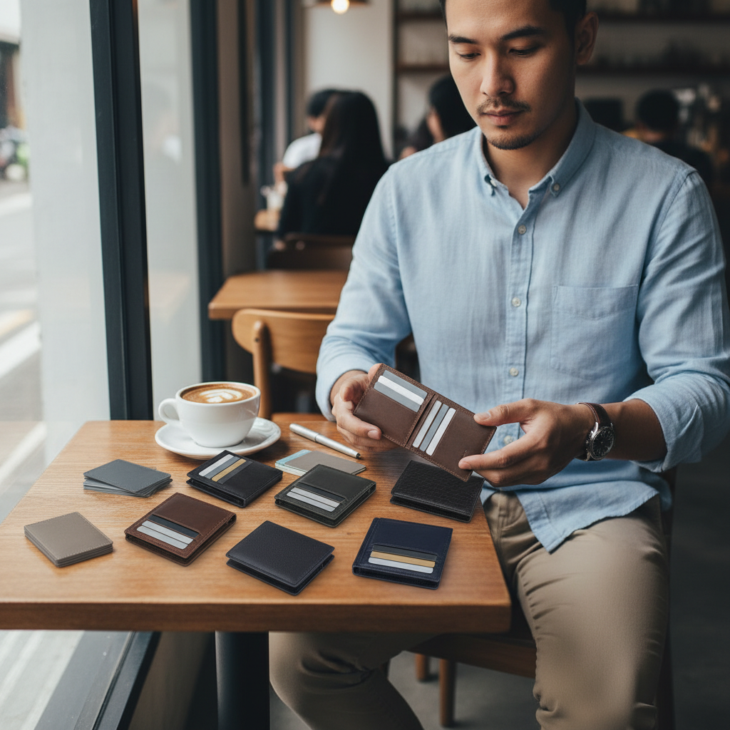 Cara Memilih Dompet Pria Tipis yang Muat Banyak Kartu