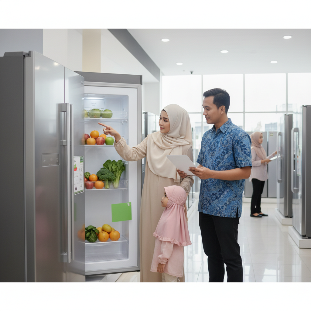 Cara Memilih Kulkas Dua Pintu yang Hemat Listrik untuk Keluarga
