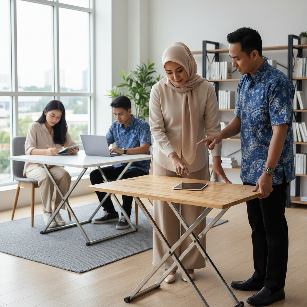 Cara Memilih Meja Lipat yang Kuat untuk Kerja dan Belajar di Rumah
