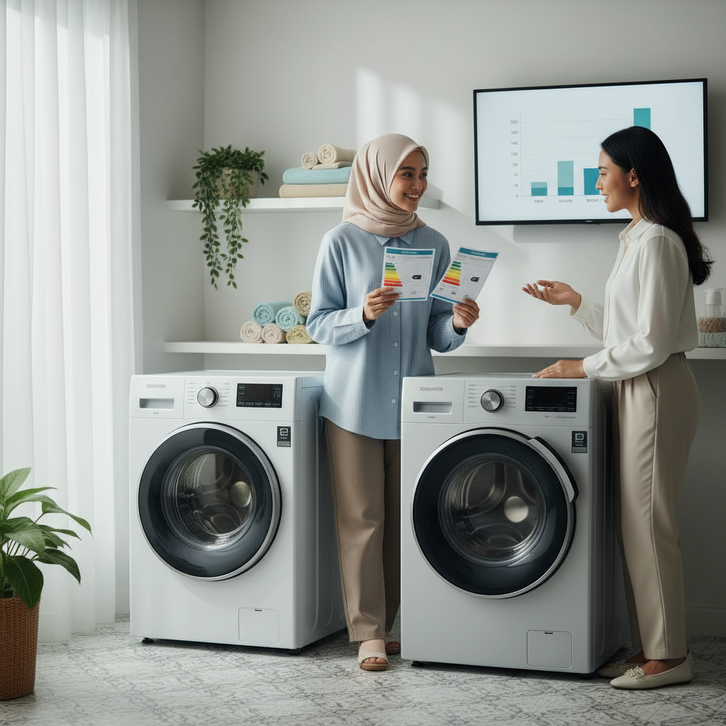 Cara Memilih Mesin Cuci Hemat Energi