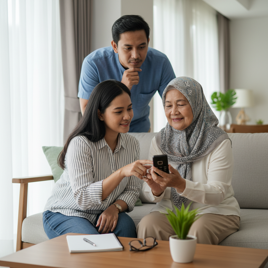 Cara Memilih Ponsel Orang Tua