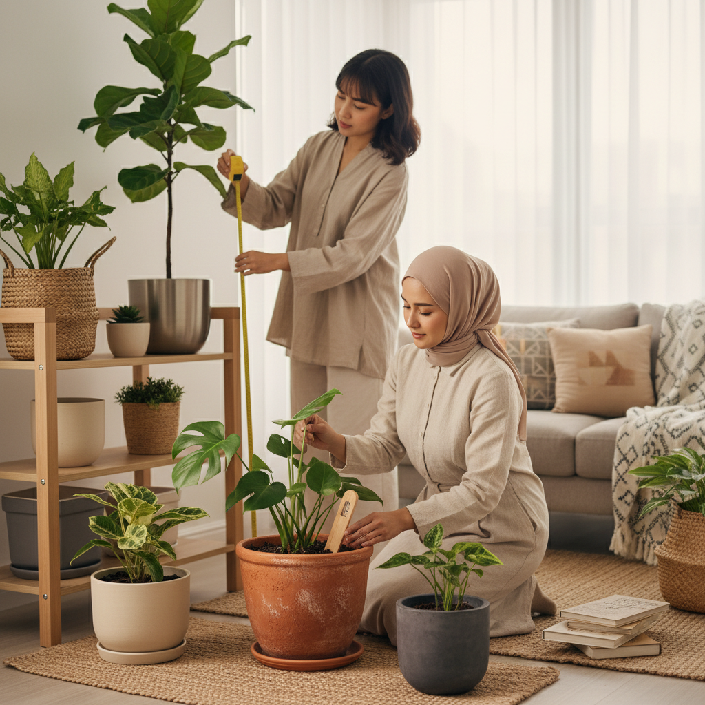 Cara Memilih Pot Tanaman Indoor yang Estetik untuk Dekorasi Ruangan