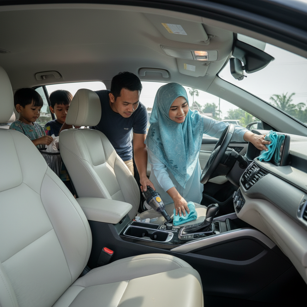 Cara Menjaga Kebersihan Interior Kendaraan