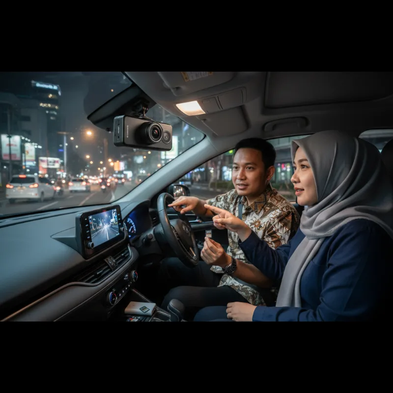 Dashcam Mobil dengan Kualitas Rekaman Malam yang Jernih dan Tajam