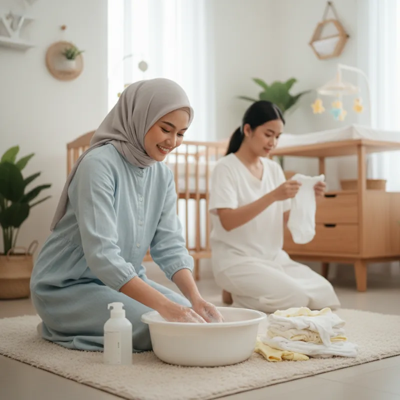 Deterjen Bayi yang Lembut di Kulit dan Bebas Bahan Pemutih Keras