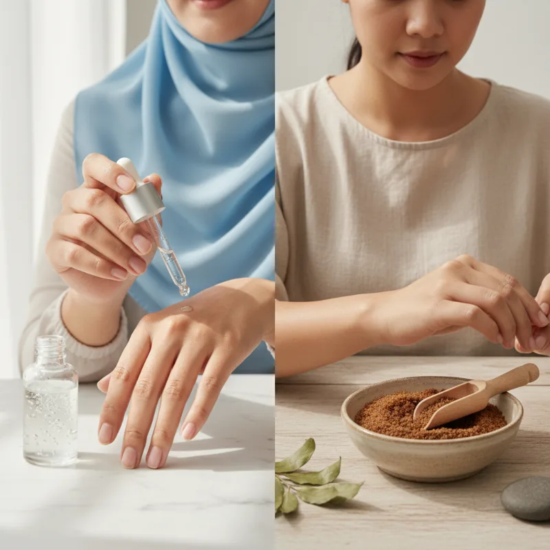 Eksfoliasi Kimia vs Fisik: Mana yang Lebih Aman untuk Kulit Tipis dan Reaktif?