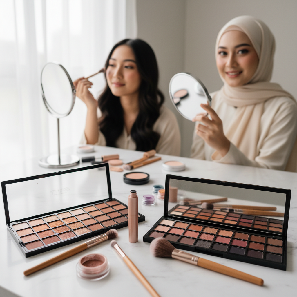 Eyeshadow Palette, Finish Shimmer atau Matte yang Lebih Serbaguna
