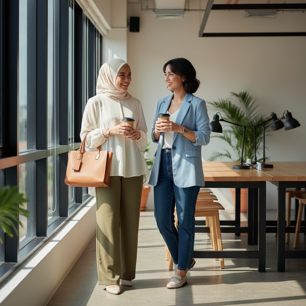 Fashion Wanita Praktis untuk Kerja