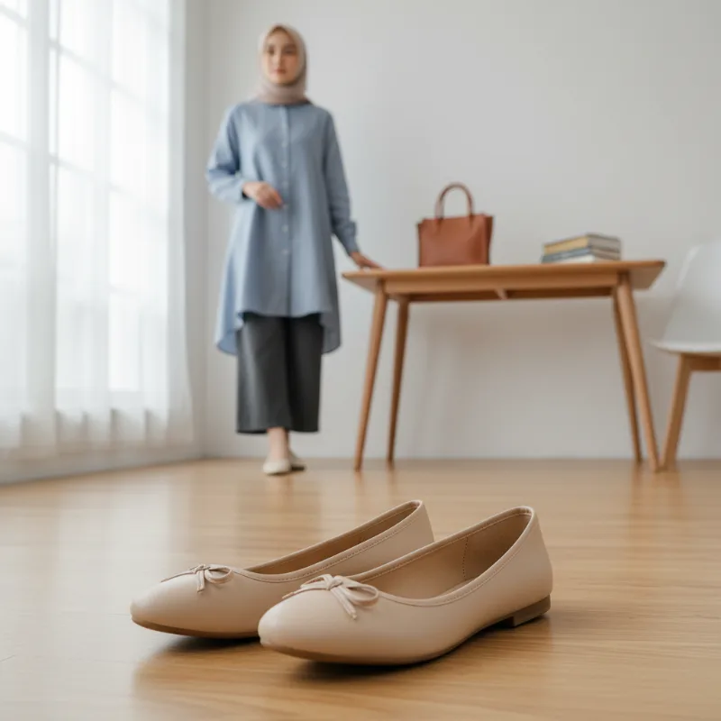 Flat Shoes Wanita untuk Kerja: Model yang Tidak Cepat Melar di Bagian Depan