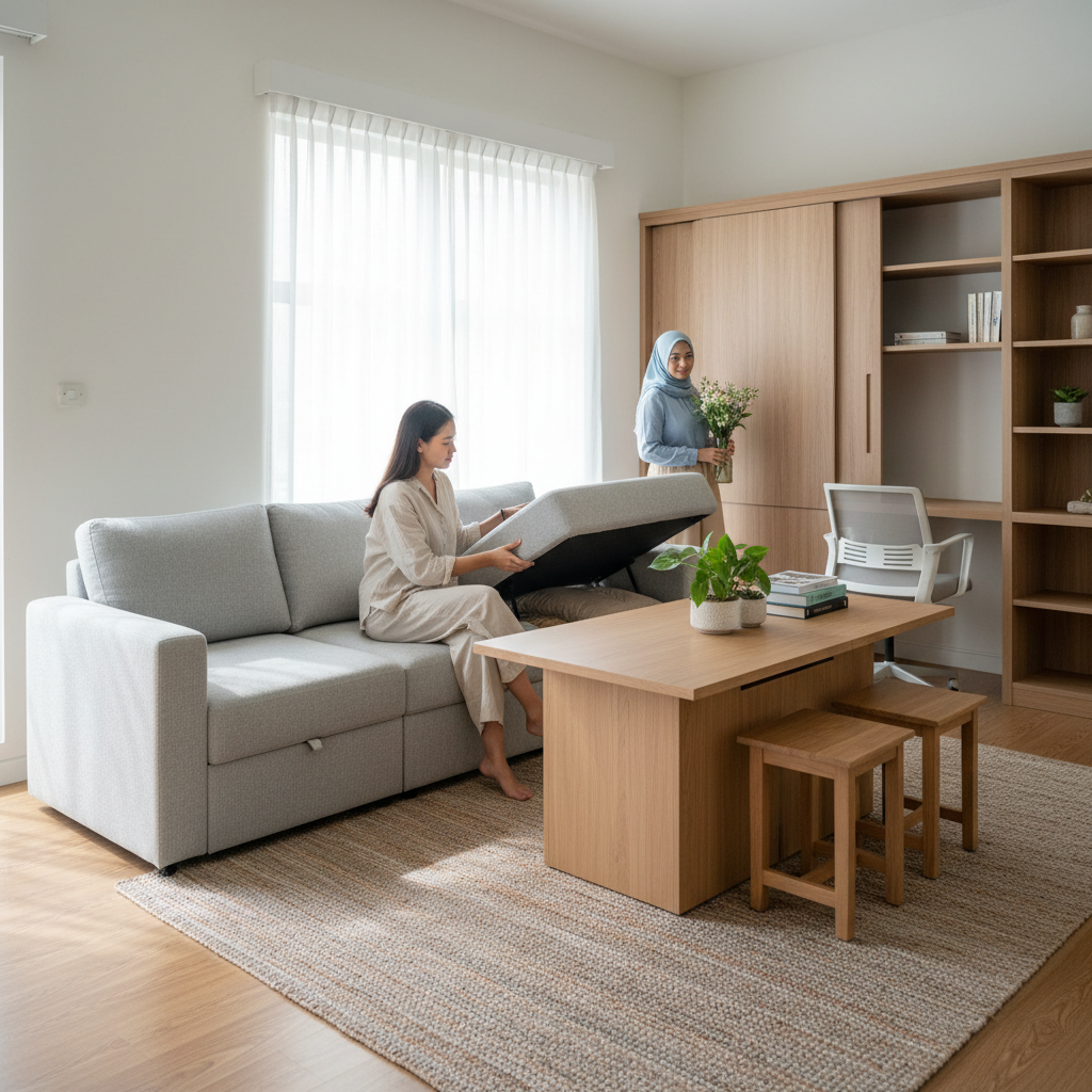 Furnitur Multifungsi untuk Rumah Minimalis
