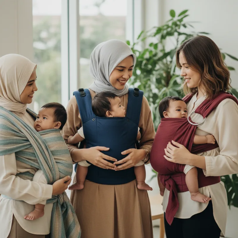 Gendongan Bayi Ergonomis yang Tidak Membebani Punggung Orang Tua