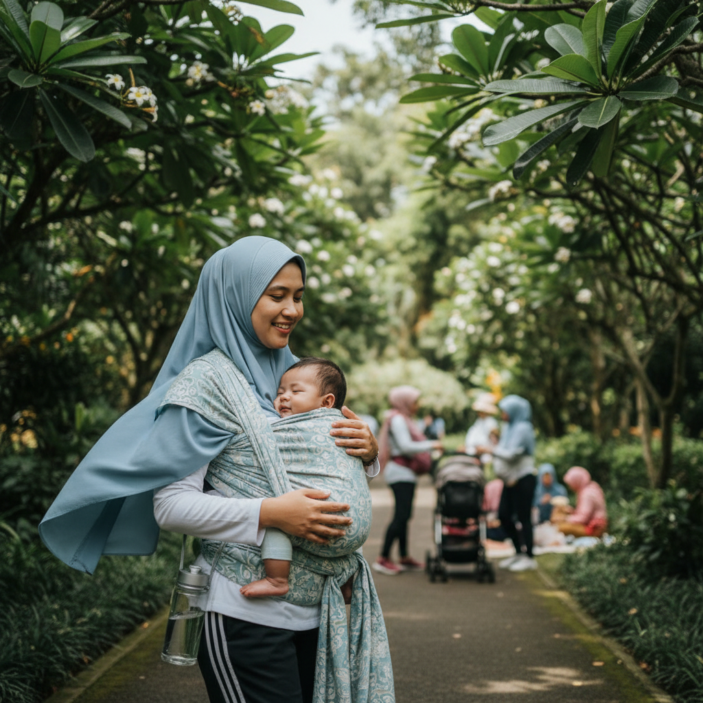 Gendongan Bayi Nyaman untuk Aktivitas