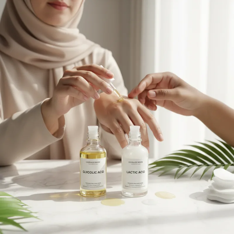 Glycolic Acid vs Lactic Acid untuk Pemula: Mana yang Lebih Kecil Risikonya?