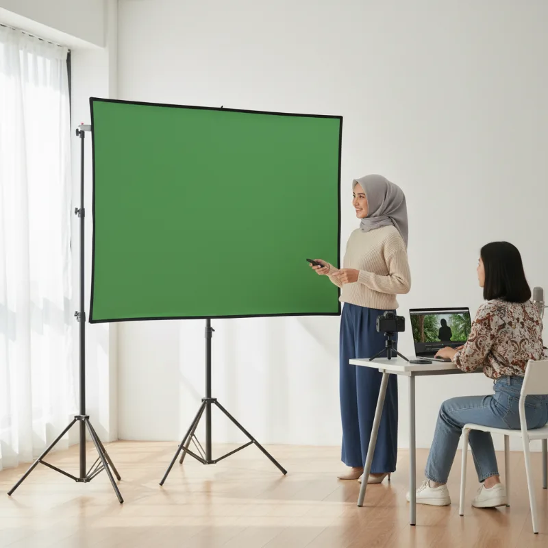 Green Screen Terbaik untuk Konten Video dari Rumah: Bahan dan Ukuran yang Tepat
