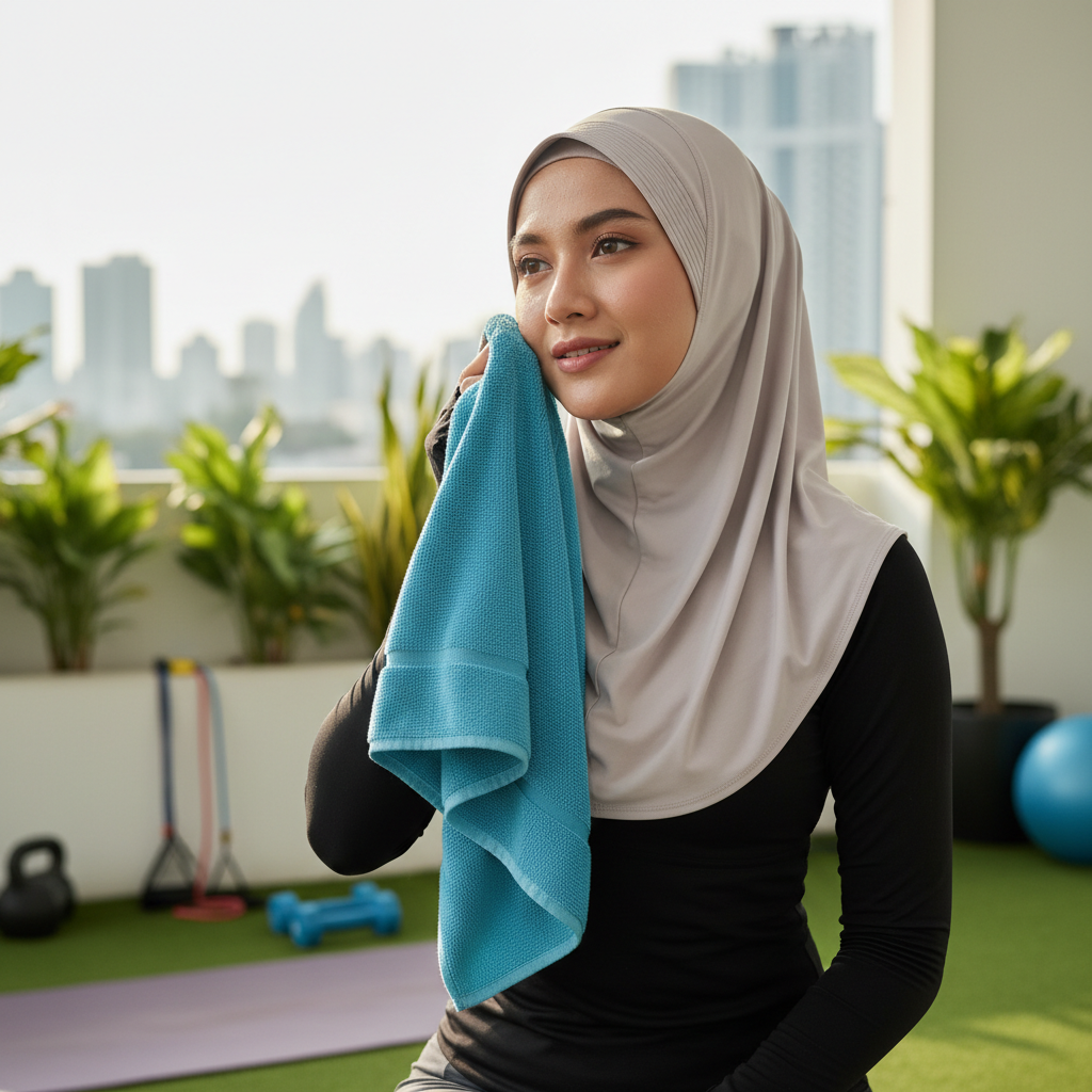 Handuk Olahraga Cepat Kering Untuk Latihan
