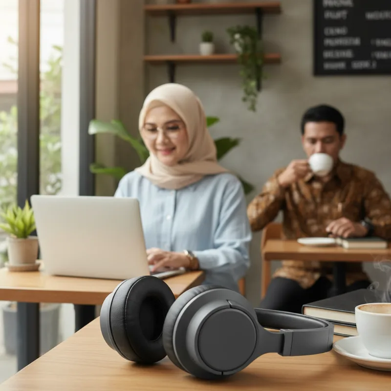 Headphone Terbaik untuk Kerja dari Kafe: Kualitas Mikrofon dan Peredam Suara