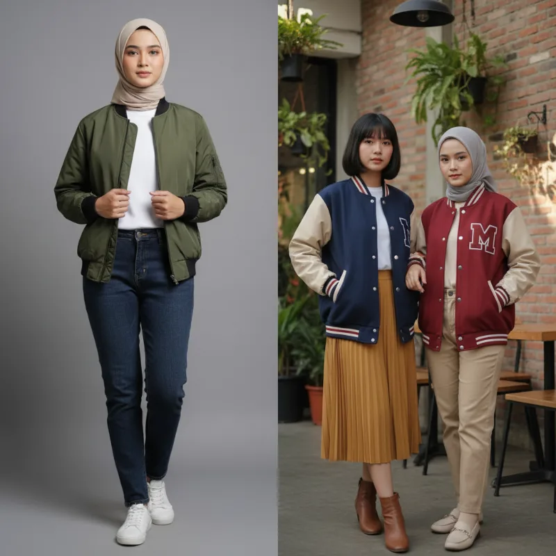 Jaket Bomber vs Jaket Varsity: Perbedaan Fungsi dan Kesempatan Pemakaian